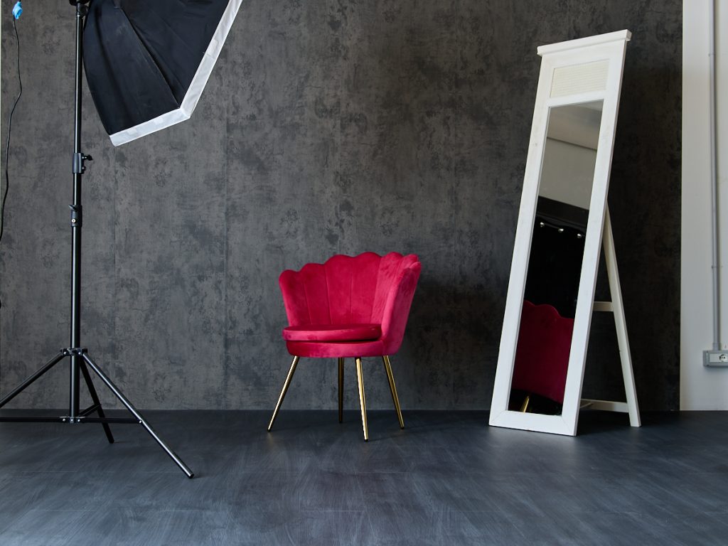 Industrial Set con parete effetto grunge per shooting fotografici